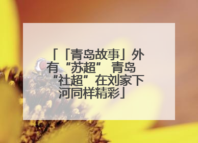 「青岛故事」外有“苏超” 青岛“社超”在刘家下河同样精彩