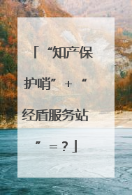 “知产保护哨”+“经盾服务站”=？
