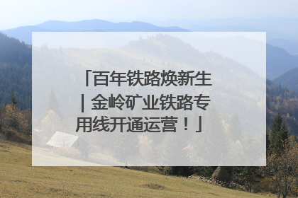 百年铁路焕新生｜金岭矿业铁路专用线开通运营！