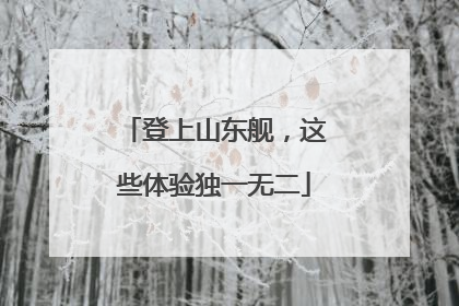 登上山东舰，这些体验独一无二