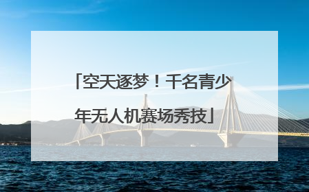 空天逐梦！千名青少年无人机赛场秀技