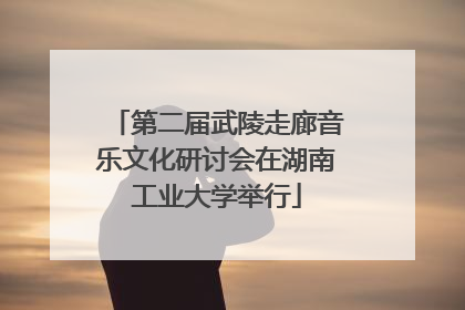 第二届武陵走廊音乐文化研讨会在湖南工业大学举行