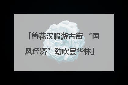 簪花汉服游古街 “国风经济”劲吹昙华林