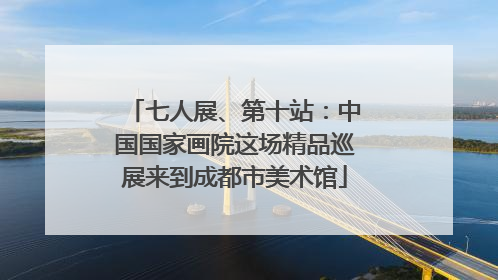 七人展、第十站：中国国家画院这场精品巡展来到成都市美术馆