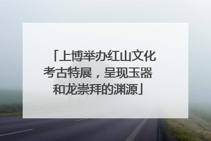 上博举办红山文化考古特展，呈现玉器和龙崇拜的渊源