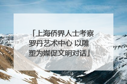 上海侨界人士考察罗丹艺术中心 以雕塑为媒促文明对话