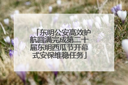 东明公安高效护航圆满完成第二十届东明西瓜节开幕式安保维稳任务