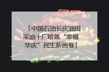 中国石油长庆油田采油十厂绘就“幸福华庆”民生新画卷