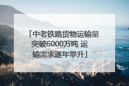 中老铁路货物运输量突破6000万吨 运输需求逐年攀升