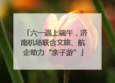 六一遇上端午，济南机场联合文旅、航企助力“亲子游”