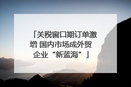 关税窗口期订单激增 国内市场成外贸企业“新蓝海”