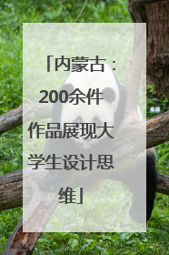 内蒙古：200余件作品展现大学生设计思维