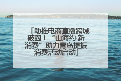 助推电商直播跨域破圈！“山海约·新消费”助力青岛提振消费活动启动