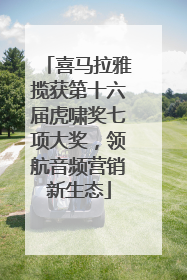 喜马拉雅揽获第十六届虎啸奖七项大奖，领航音频营销新生态