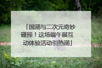 国潮与二次元奇妙碰撞！这场端午展互动体验活动引热潮