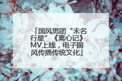 国风男团“未名行星”《离心记》MV上线，电子国风传播传统文化