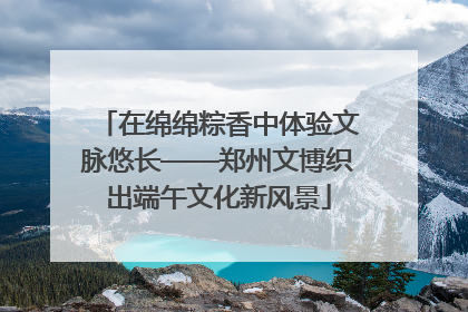 在绵绵粽香中体验文脉悠长——郑州文博织出端午文化新风景