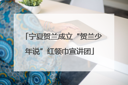 宁夏贺兰成立“贺兰少年说”红领巾宣讲团