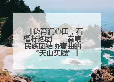 德育润心田，石榴籽抱团——奏响民族团结协奏曲的“天山实践”