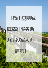 微山县两城镇精准服务助力退役军人再启航