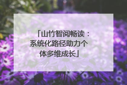 山竹智阅畅读：系统化路径助力个体多维成长