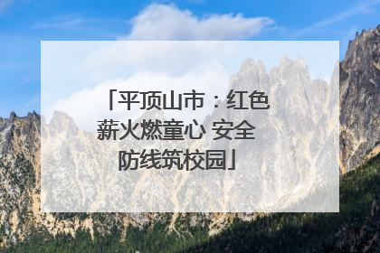 平顶山市：红色薪火燃童心 安全防线筑校园