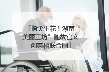 指尖生花！湖南“美丽工坊”随故宫文创亮相联合国