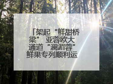 架起“鲜甜桥梁” 亚蓉欧大通道“澜湄蓉”鲜果专列顺利运抵成都青白江