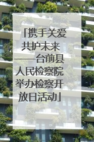 携手关爱 共护未来——台前县人民检察院举办检察开放日活动