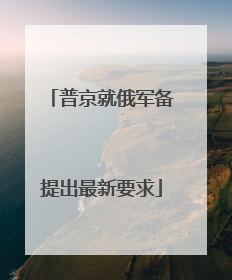 普京就俄军备提出最新要求
