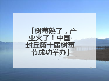 树莓熟了，产业火了！中国·封丘第十届树莓节成功举办