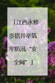 江西永修多措并举筑牢防汛“安全网”