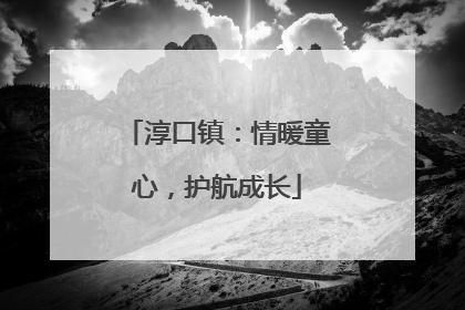 淳口镇：情暖童心，护航成长