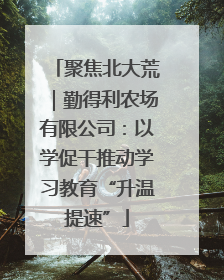 聚焦北大荒｜勤得利农场有限公司：以学促干推动学习教育“升温提速”
