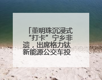 董明珠沉浸式“打卡”宁乡非遗，出席格力钛新能源公交车投放启动式