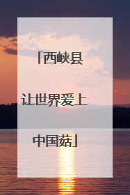西峡县 让世界爱上中国菇