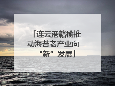 连云港赣榆推动海苔老产业向“新”发展