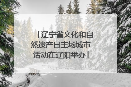 辽宁省文化和自然遗产日主场城市活动在辽阳举办