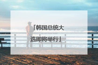 韩国总统大选即将举行