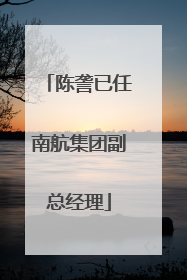 陈詟已任南航集团副总经理