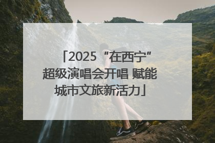 2025“在西宁”超级演唱会开唱 赋能城市文旅新活力