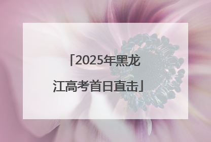 2025年黑龙江高考首日直击
